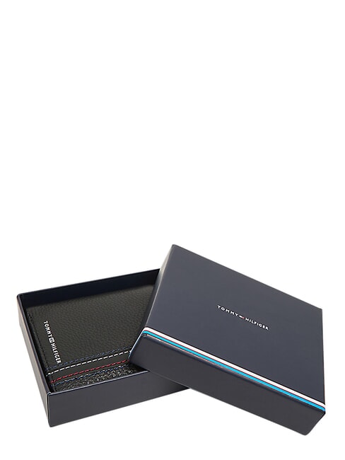 TH CENTRAL Geldb&ouml;rse und Kartenetui aus Leder Schwarz - Brieftaschen Herren