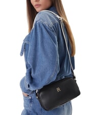 TOMMY HILFIGER TH ESSENTIAL Mini-Schultertasche Schwarz - Damentaschen - 2