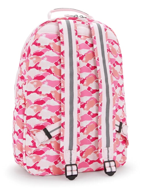 SEOUL LAP Rucksack mit 15"-Laptopfach rosa Palme - Rucks&auml;cke f&uuml;r Schule &amp; Freizeit