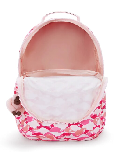 SEOUL LAP Rucksack mit 15"-Laptopfach rosa Palme - Rucks&auml;cke f&uuml;r Schule &amp; Freizeit