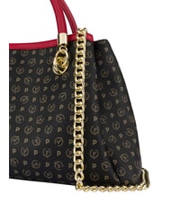 POLLINI HERITAGE Handtasche mit Schultergurt schwarzer Lack - Damentaschen - 5