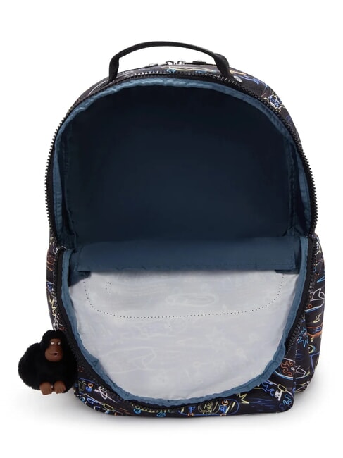 SEOUL LAP Rucksack mit 15"-Laptopfach Neon-Skateboard - Rucks&auml;cke f&uuml;r Schule &amp; Freizeit