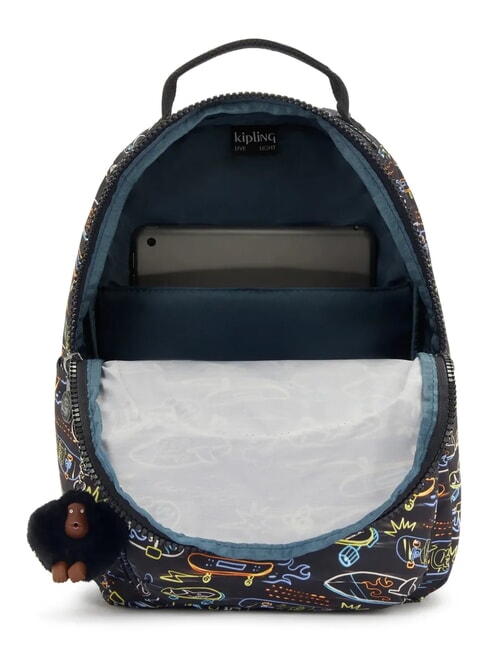 SEOUL Rucksack Neon-Skateboard - Rucks&auml;cke f&uuml;r Schule &amp; Freizeit