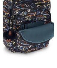 KIPLING SEOUL Rucksack Neon-Skateboard - Rucks&auml;cke f&uuml;r Schule &amp; Freizeit - 4