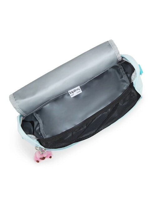 NEW KICHIROU Lunchtasche mit Schultergurt blauer Himmel metallisch - Taschen und Accessoires f&uuml;r Kids