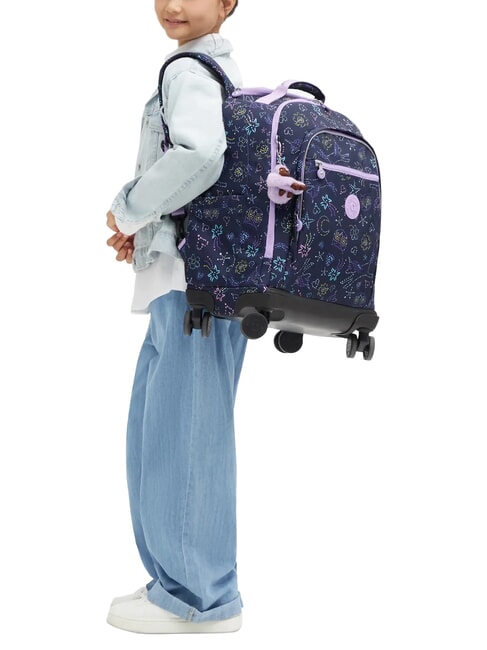 NEW ZEA Trolley-Rucksack mit Laptophalterung Einhornstern - Rucks&auml;cke mit Trolleyfunktion