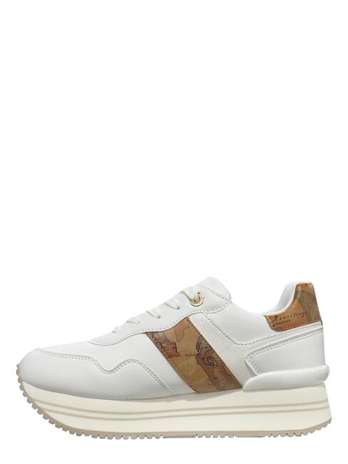 GEO Turnschuhe Wei&szlig; / Geo-Beige - Damenschuhe