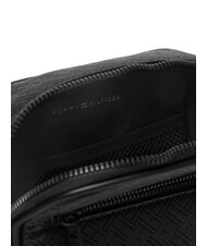 TOMMY HILFIGER TH EMBOSSED FLAG Kleine Handtasche Schwarz - Umh&auml;ngetaschen Herren - 6