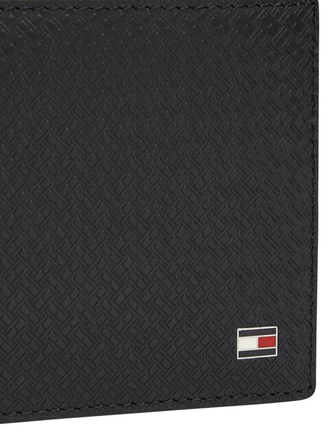TH EMBOSSED Geldb&ouml;rse mit Kartenhalter, aus Leder Schwarz - Brieftaschen Herren