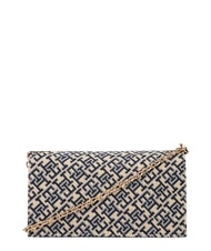TOMMY HILFIGER TH HER Mini-Tasche mit Ketten-Schulterriemen blau mono - Damentaschen - 3