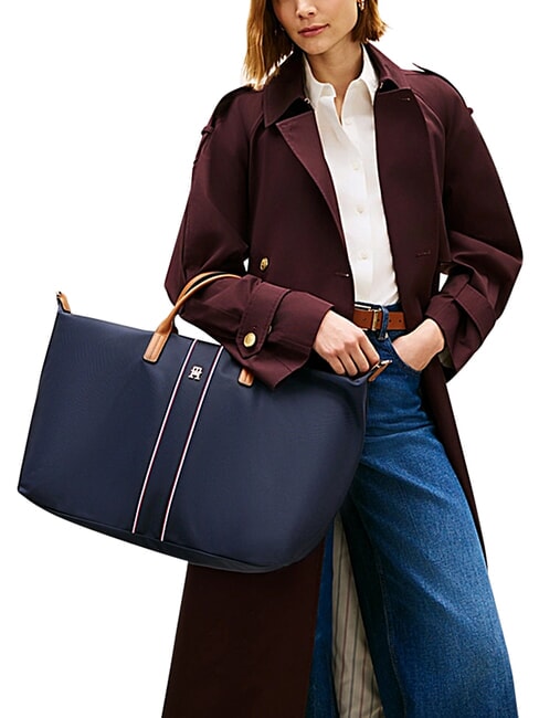POPETTE Handtasche mit Schulterriemen Space Blue Corp - Reisetaschen
