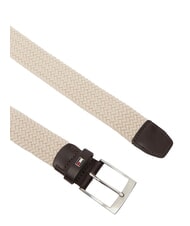 TOMMY HILFIGER ADAN G&uuml;rtel Hafermilch / Federwei&szlig;e Mischung - G&uuml;rtel - 2