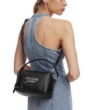 TOMMY HILFIGER TJ BOLD Mini-Handtasche mit Schulterriemen Schwarz - Damentaschen - 2