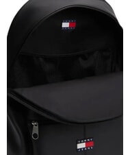TOMMY HILFIGER TJ ESS DAILY PU Rucksack mit Vordertasche Schwarz - Rucks&auml;cke f&uuml;r Schule &amp; Freizeit - 4