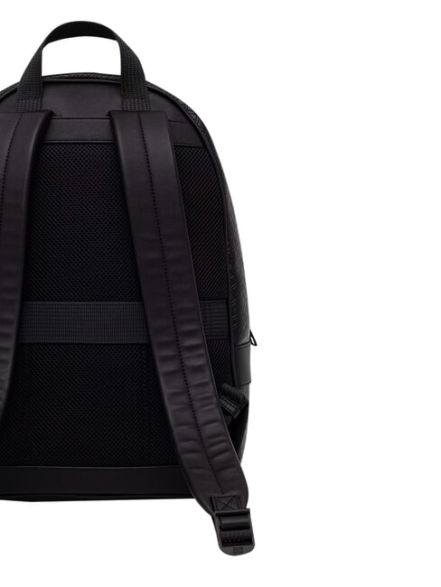 TH EMBOSSED FLAG Rucksack mit Vordertasche Schwarz - Rucks&auml;cke f&uuml;r Schule &amp; Freizeit