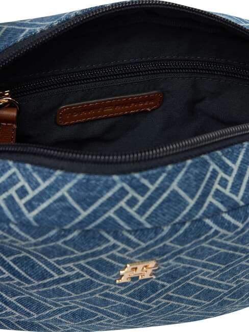POPETTE Mini-Schultertasche blauer Denim - Damentaschen