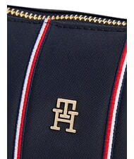 TOMMY HILFIGER TH ICON Kosmetiktasche, Ledermix Space Blue Corp - Beauty-Case - 5
