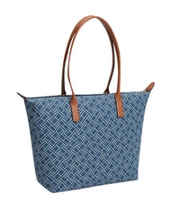 TOMMY HILFIGER POPETTE Schultertasche, XL blauer Denim - Damentaschen - 3