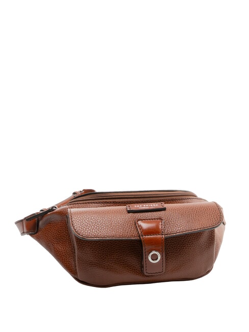 BIAGIO Leder-Bauchtasche Braun 14/Ruthenium Palladium - Damentaschen