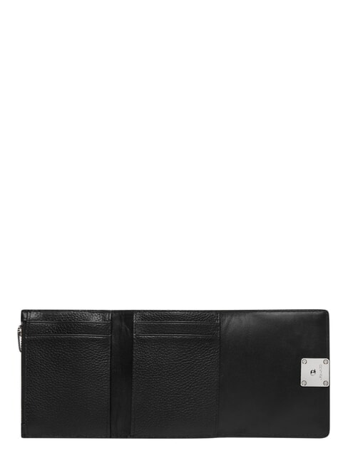HARDWARE EMBLEM PEBB Rei&szlig;verschlussgeldb&ouml;rse aus Leder auf Schwarz - Brieftaschen Damen