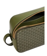 CALVIN KLEIN COATED EMBLEM Mini-Schultertasche Olivin AOP - Damentaschen - 3