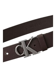CALVIN KLEIN CK HARDWARE Lederg&uuml;rtel ck dunkelbraun - G&uuml;rtel - 3