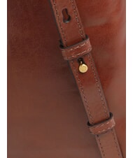 THE BRIDGE IOLANDA Rucksack mit Vordertasche, aus Leder BRAUN - Damentaschen - 3