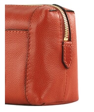 THE BRIDGE GEMMA  Kosmetiktasche aus Leder gebranntes Orange abb. Gold - Beauty-Case - 6