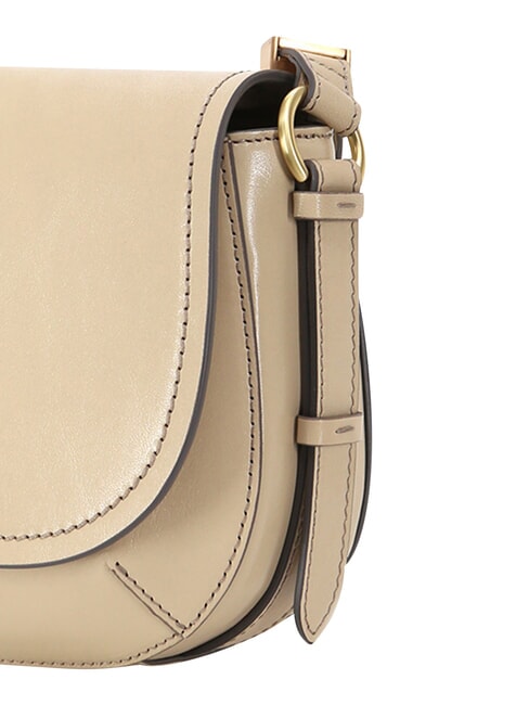 FEDERICA  Umh&auml;ngetasche aus Leder Butter abb. Gold - Damentaschen