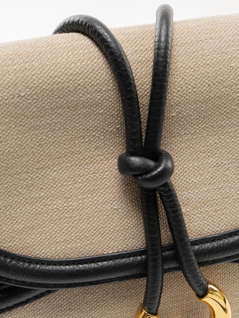 CARMY CANVAS Umh&auml;ngetasche natur / schwarz - Damentaschen