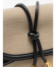 COCCINELLE CARMY CANVAS Umh&auml;ngetasche natur / schwarz - Damentaschen - 3