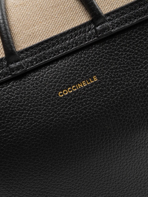 CARMY CANVAS Umh&auml;ngetasche natur / schwarz - Damentaschen