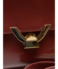 COCCINELLE DEW SHINY CALF Handtasche mit Schulterriemen Brandy - Damentaschen - 3