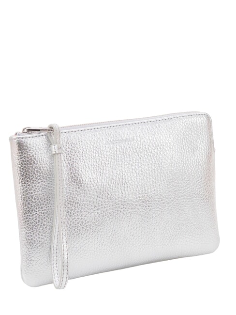 ALIAS Clutch aus Leder SILBER - Damentaschen
