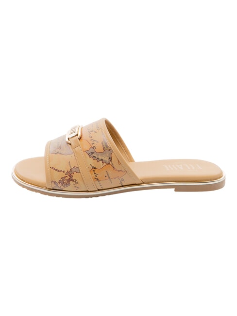 GEO Niedrige Sandalen Geo Beige/Camel - Damenschuhe