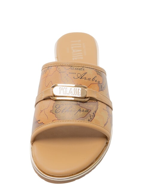 GEO Niedrige Sandalen Geo Beige/Camel - Damenschuhe