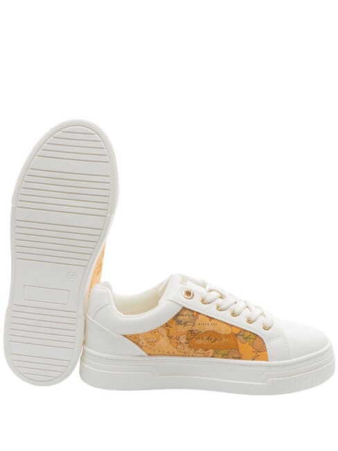GEO Turnschuhe Wei&szlig; / Geo-Beige - Damenschuhe