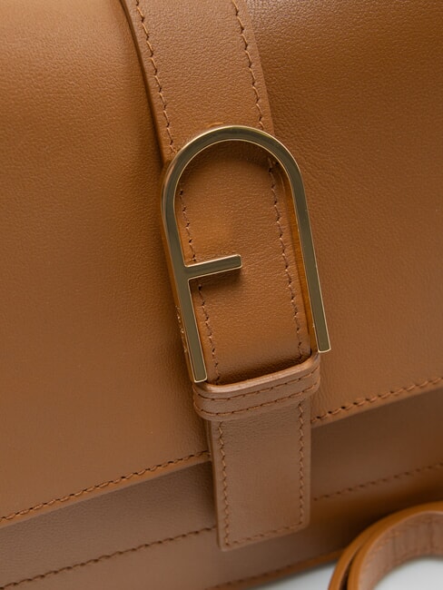 FLOW M M Lederhandtasche Tabak - Damentaschen