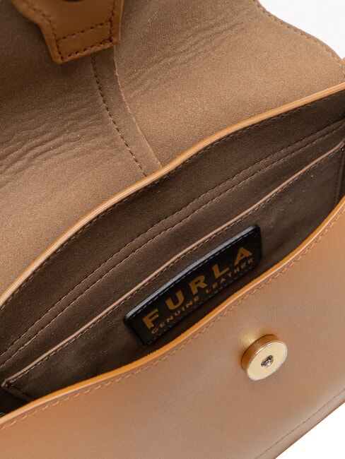 FLOW M M Lederhandtasche Tabak - Damentaschen