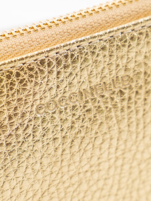 ALIAS  Lederbeutel golden - Damentaschen