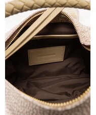 BORBONESE PLIE Hobo-Schultertasche Sand - Damentaschen - 5