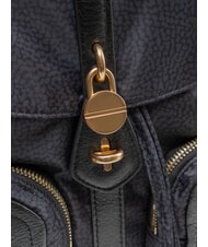 BORBONESE POCHE Rucksack mit Taschen dunkles Schwarz - Damentaschen - 3