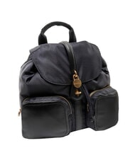 BORBONESE POCHE Rucksack mit Taschen dunkles Schwarz - Damentaschen - 4