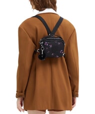 KIPLING CAHIR Mini-Schultertasche / Rucksack Nachtblume - Damentaschen - 3