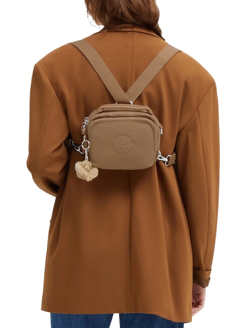 CAHIR Rucksack / Mini-Schultertasche fr&uuml;he Br&auml;une - Damentaschen