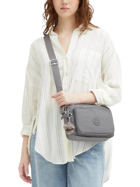 ABANU M Schultertasche einladendes Grau - Damentaschen