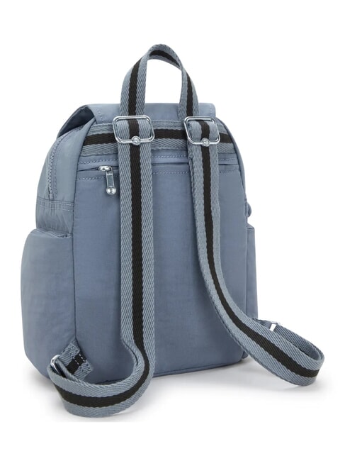 CITY ZIP MINI Kleiner Rucksack mit Klappe blauer Stein - Damentaschen