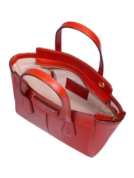 GLORIA  Handtasche, mit Schultergurt gebranntes Orange abb. Gold - Damentaschen