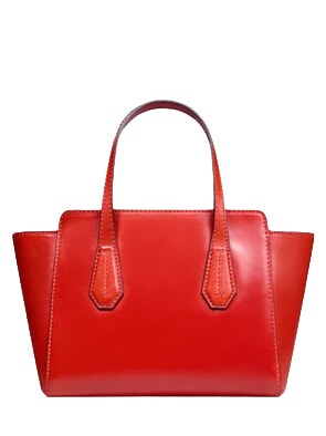 GLORIA  Handtasche, mit Schultergurt gebranntes Orange abb. Gold - Damentaschen