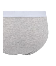 TRUSSARDI BASIC Packung mit 2 Slips grau meliert - Herrenslip - 3